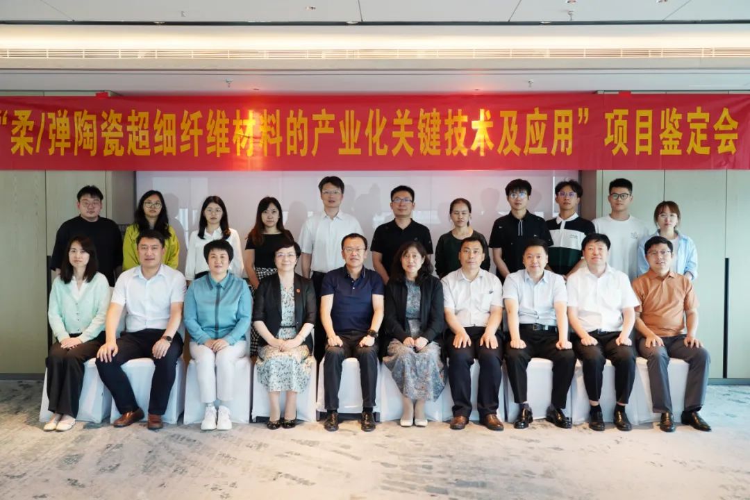 柔/彈陶瓷超細纖維材料的產業化關鍵技術及應用項目成功鑒定，成果達國際先進水平